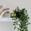 Geode Inspired Baby Pink-White-Gold Mini Art - Shelf/ Mantle Decor  $75 - Image 3