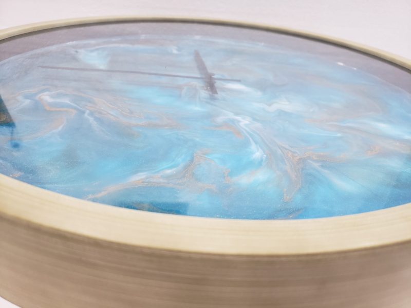 Blue marble effect Clock - Image 2