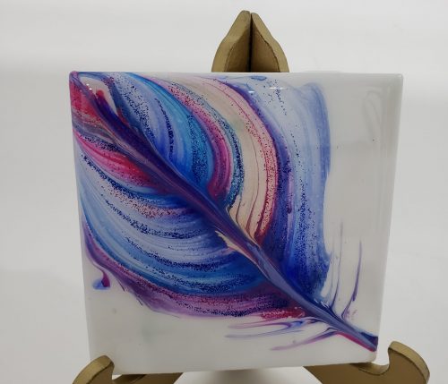 Feather Coasters (Color options available)