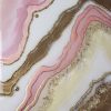 Pink White and Gold Geode Inspired Geode Wall/Shelf Decor           $190 - Image 8