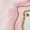 Pink White and Gold Geode Inspired Geode Wall/Shelf Decor           $190 - Image 6
