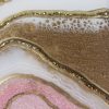 Pink White and Gold Geode Inspired Geode Wall/Shelf Decor           $190 - Image 5