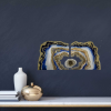 Blue and gold Geode Wall Art Diptych (2 Pieces) - Image 4