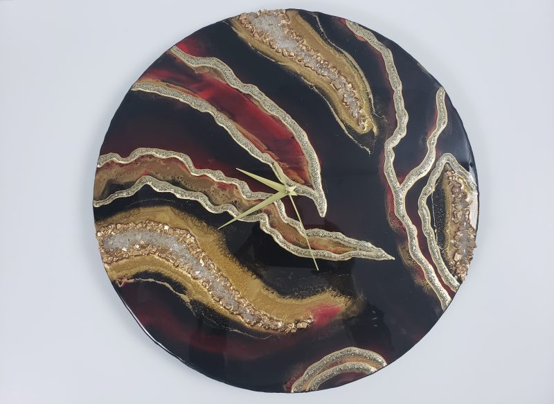 Custom Geode Resin Clock | Wall Art | Table Top | Tray