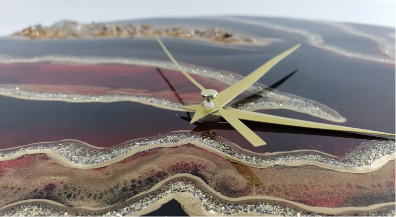 Custom Geode Resin Clock | Wall Art | Table Top | Tray - Image 5