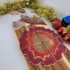 Geode Inspired Resin charcuterie board/ Cheese Board - Functional Art / Housewarming Gift - Image 5