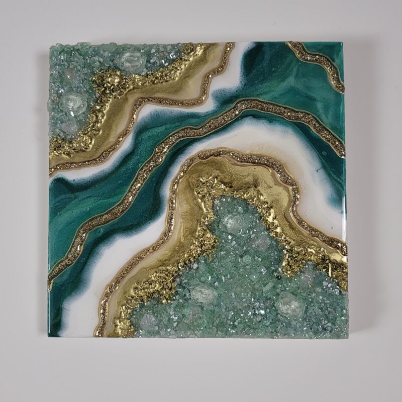 Geode Wall Art Painting - Mother's Day Gift - Home Decor